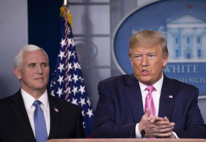U.S.-WASHINGTON D.C.-TRUMP-CORONAVIRUS-PRESS