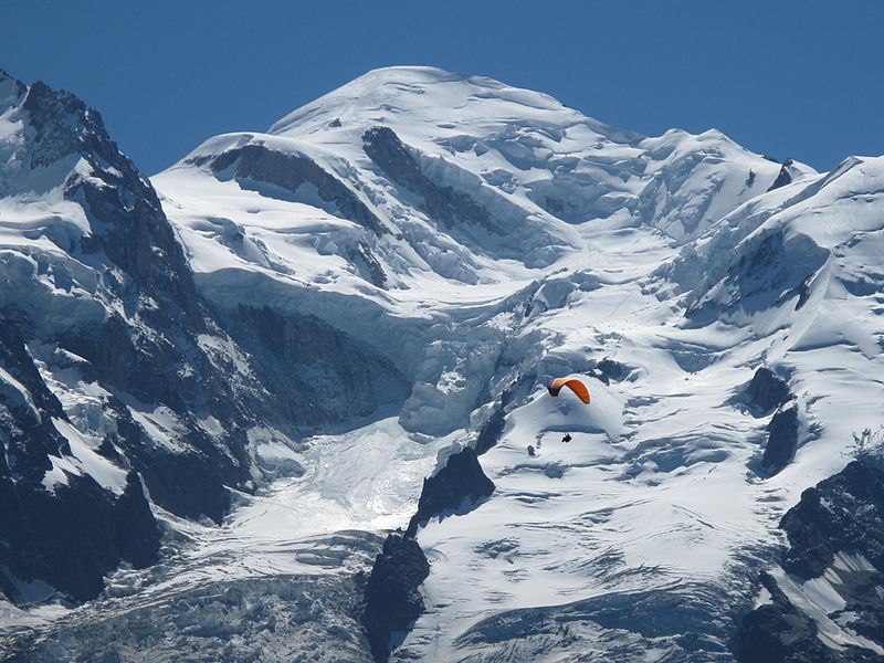 Mont Blanc glacier