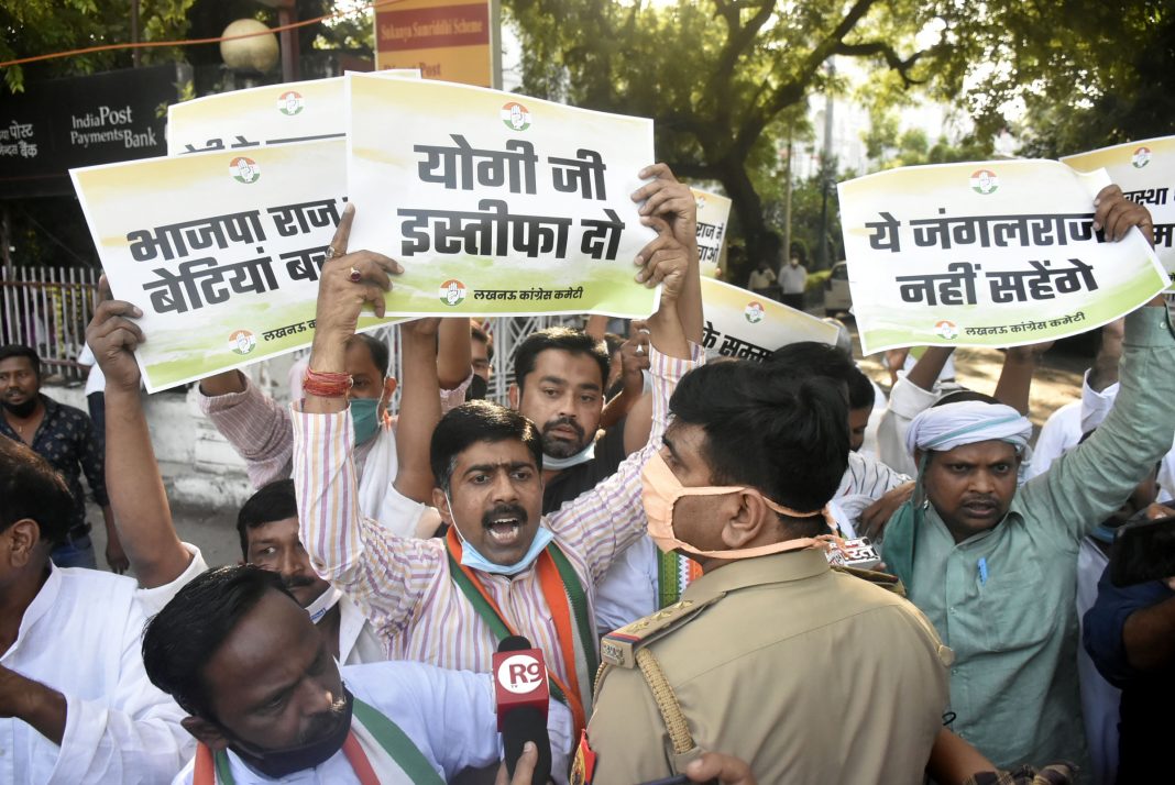 Hathras-Protest-Lucknow