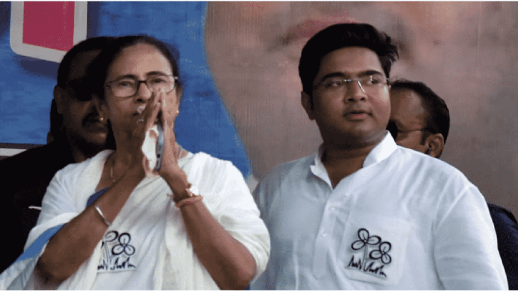 Mamta and Abhishek banerjee