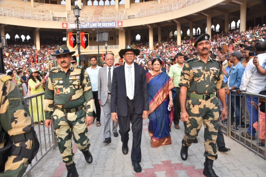 CJI visits Attari-Wagah border