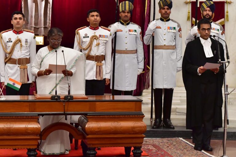 Justice DY Chandrachud becomes 50th Chief Justice of India, says his first priority will be the citizens